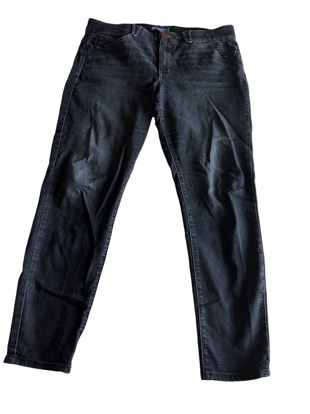 Democracy Ab Solution Dark Blue Denim Jeans. Size 16.